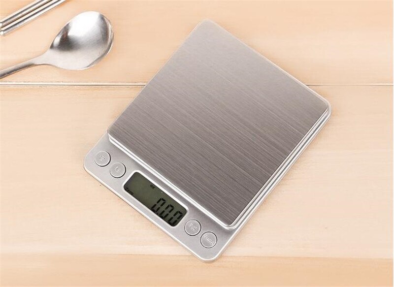 Kitchen Scale with 2 tray Digital Food Scale 6 units conversion 0.1garm Accurate Measurement LED Display