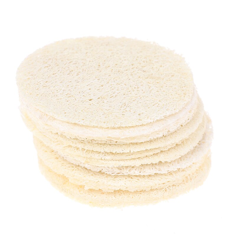 10pc Natürliche Luffa Schwamm Schlecht Reiben Peeling Schlecht Handschuh Oval Schlecht gesicht Handtuch