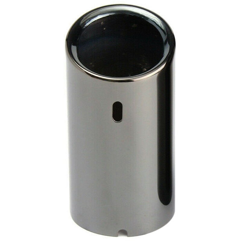 2X Titanium Zwarte Auto Uitlaatpijpen Staart Tips Voor Bmw E90 E92 325 328I 3 Serie
