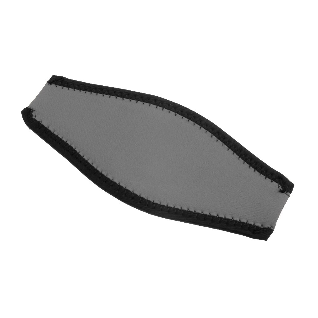 Duikers Duiken Verstelbare Fit Masker Band Haar Bescherming Gear Wrap Duiken Masker Strap Cover Neopreen: Grey