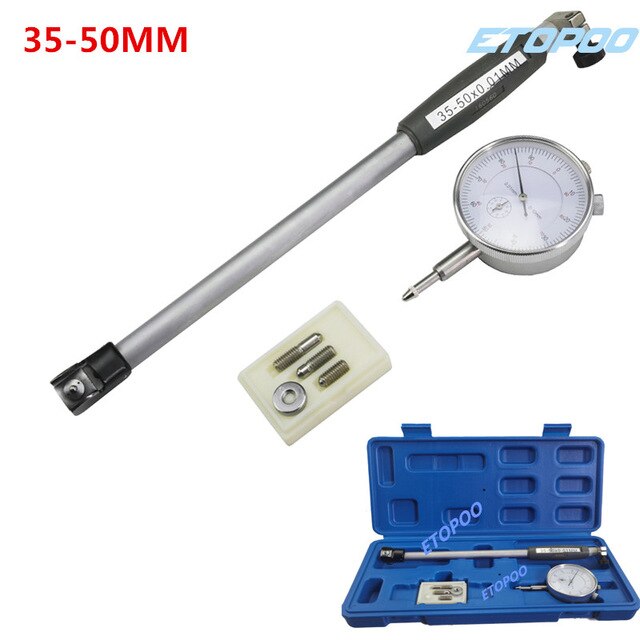 18-35 35-50 50-160Mm Dial Bore Gauge Gat Diameter Meten Gauge Binnendiameter Schaal cilinder Volume Meter Dial Indicator: 35-50mm type2