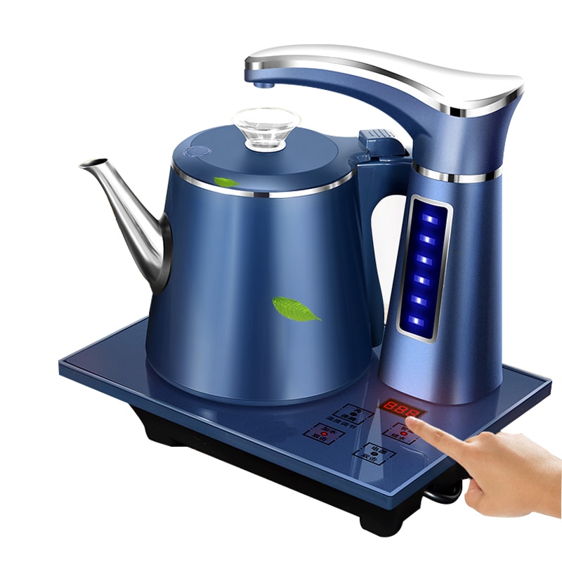 Automatic electric teapot set 0.8l stainless steel safe automatic closing water dispenser pumping furnace family