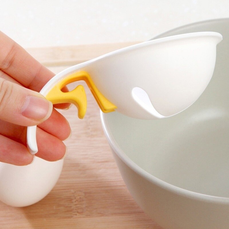 DIY Egg Yolk White Separator Egg Divider Kitchen Cooking Egg Tools Filter Egg Separator Kitchen Gadgets Baking Accessories