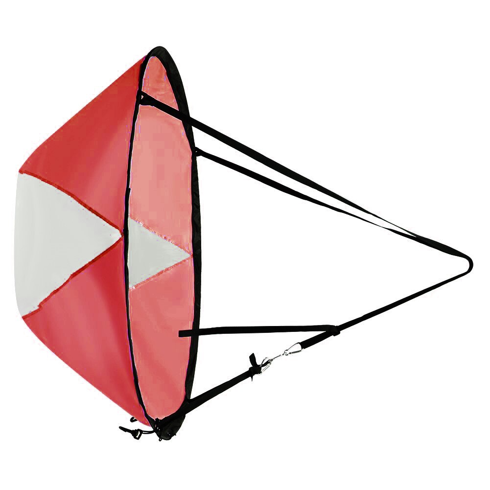 Vela de viento plegable para Kayak, accesorio transparente para barco, remo, ventana,: Red
