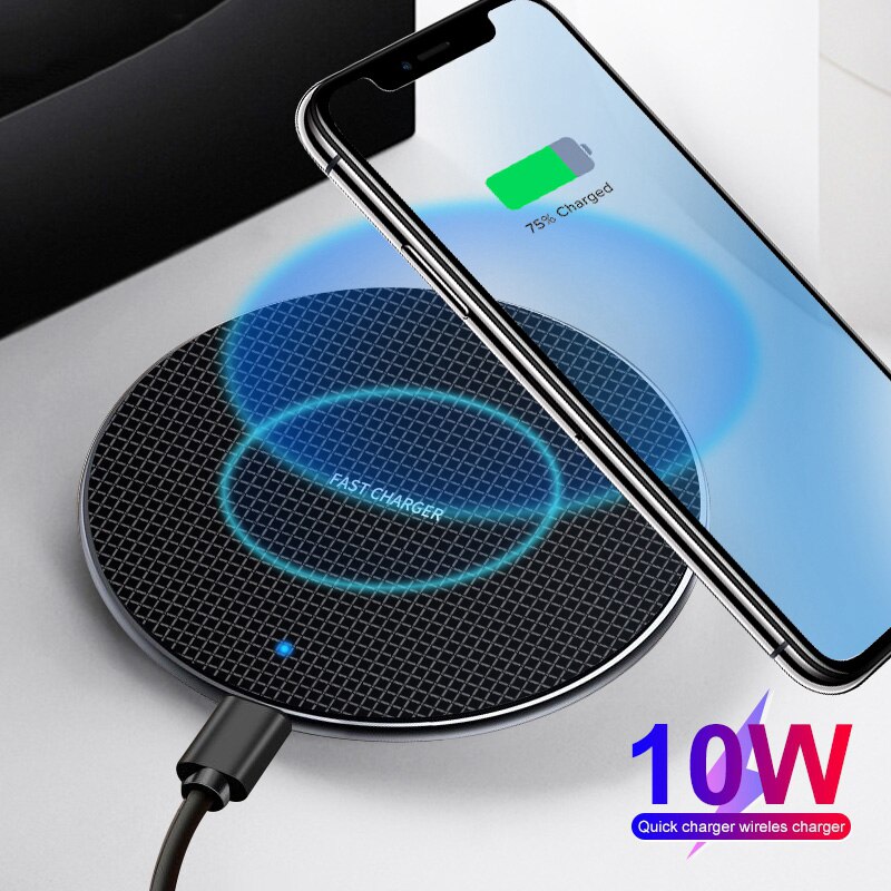 10W Snelle Draadloze Oplader Voor Samsung Galaxy S10 S20 S9 Note 10 9 Usb Qi Draadloze Opladen Ontvanger Voor iphone 11 Pro Xs Max Xr