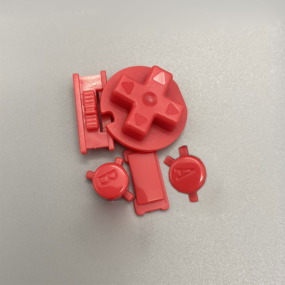 JCD 1set For Gameboy Color GBC Button A B D-pad Direction Operation Key Replacement Parts: Light purple