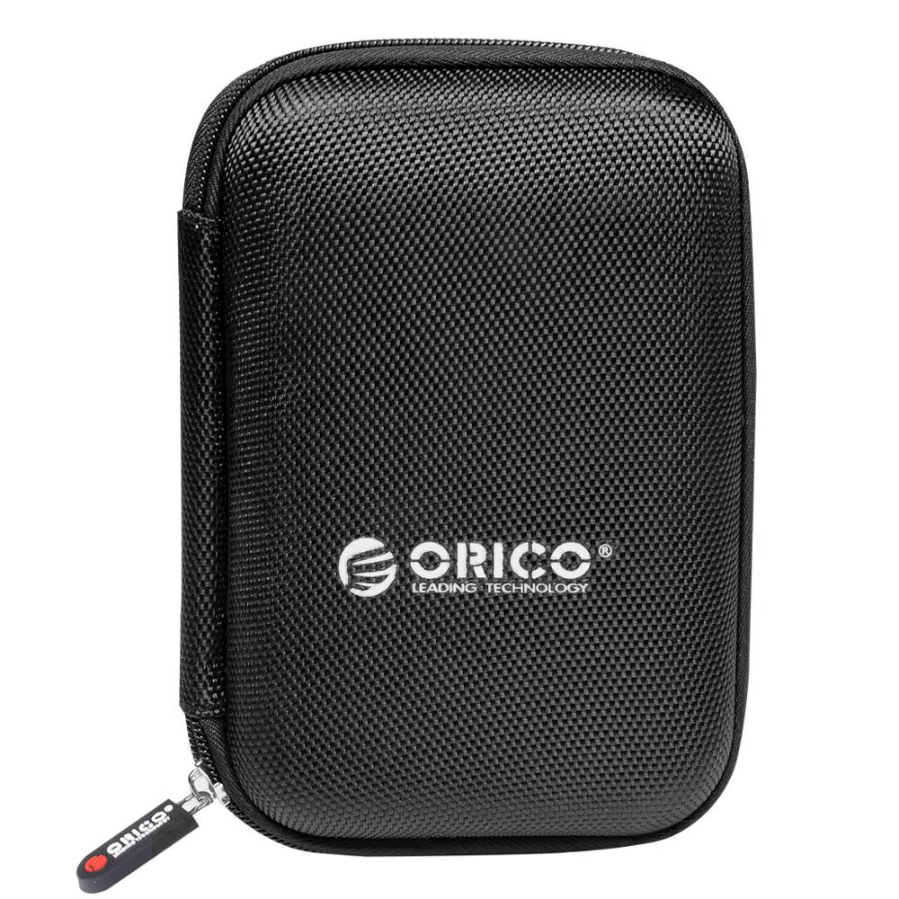 ORICO custodia protettiva per HDD da 2.5 pollici custodia protettiva per disco rigido esterno portatile doppio strato Buffer dba: Black