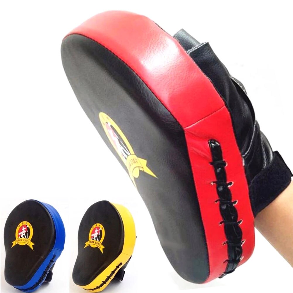 Hand Target MMA Martial Thai Kick Pad Kit Black Karate Training Mitt Focus Punch Pads Sparring Boxing Bags