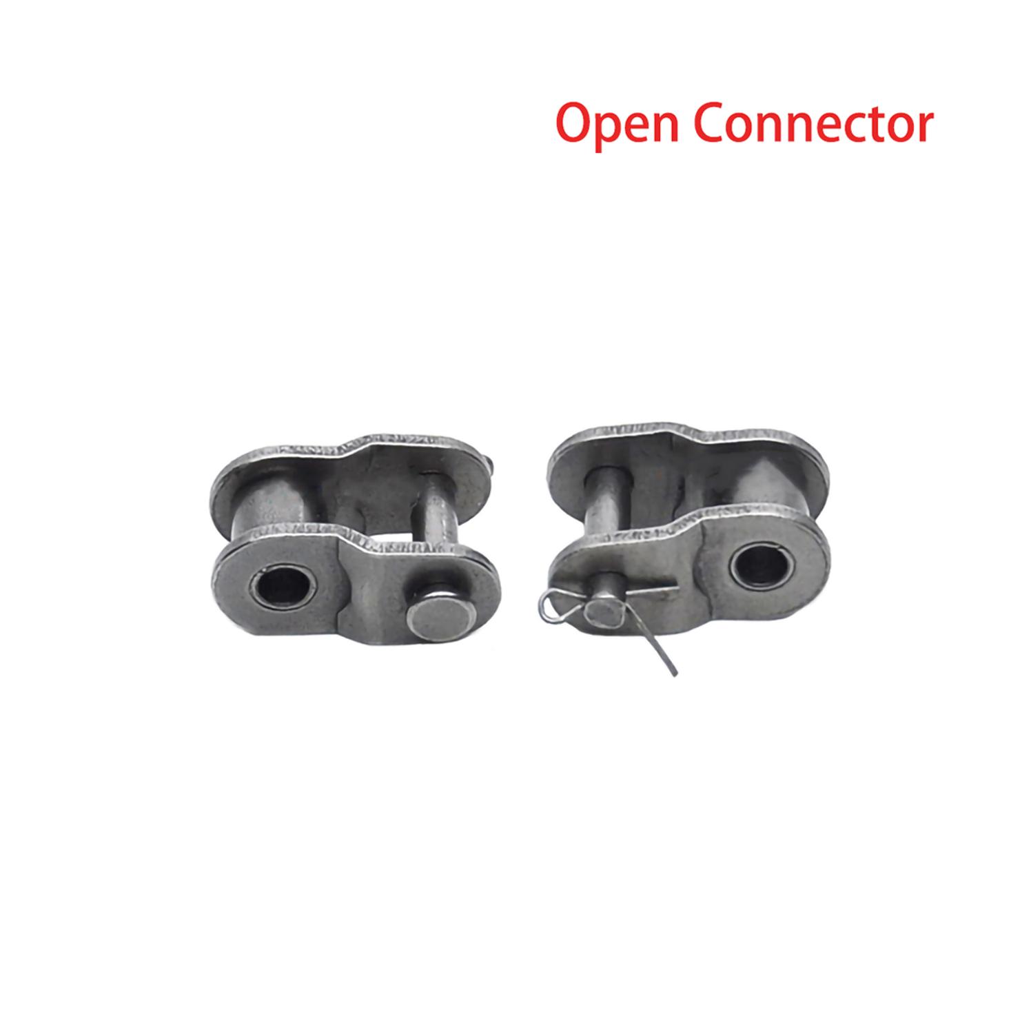 1 Uds 04B-1 cadena de rodillos de acero al carbono/conector de cadena paso de cadena 6mm medio/hebilla completa rodillo cadena Industrial unirse hebilla