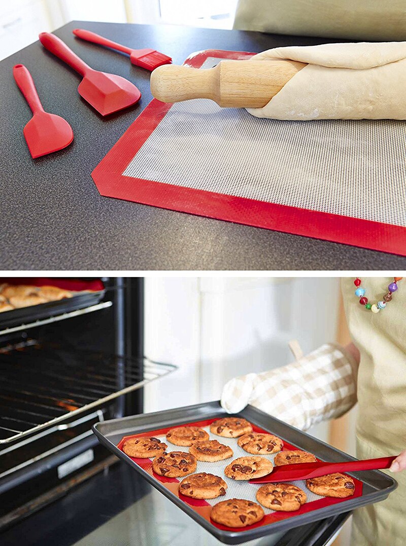 Food grade silicone spatula set non-stick pan butter cooking cake spatula spatula kitchen baking tool silicone spatula