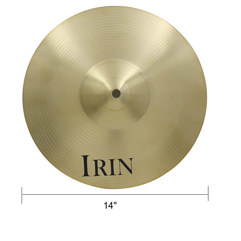 ! 14"/ 16"/ 18" Brass Alloy Crash Ride Hi-Hat Cymbal for Drum Set: 14inch