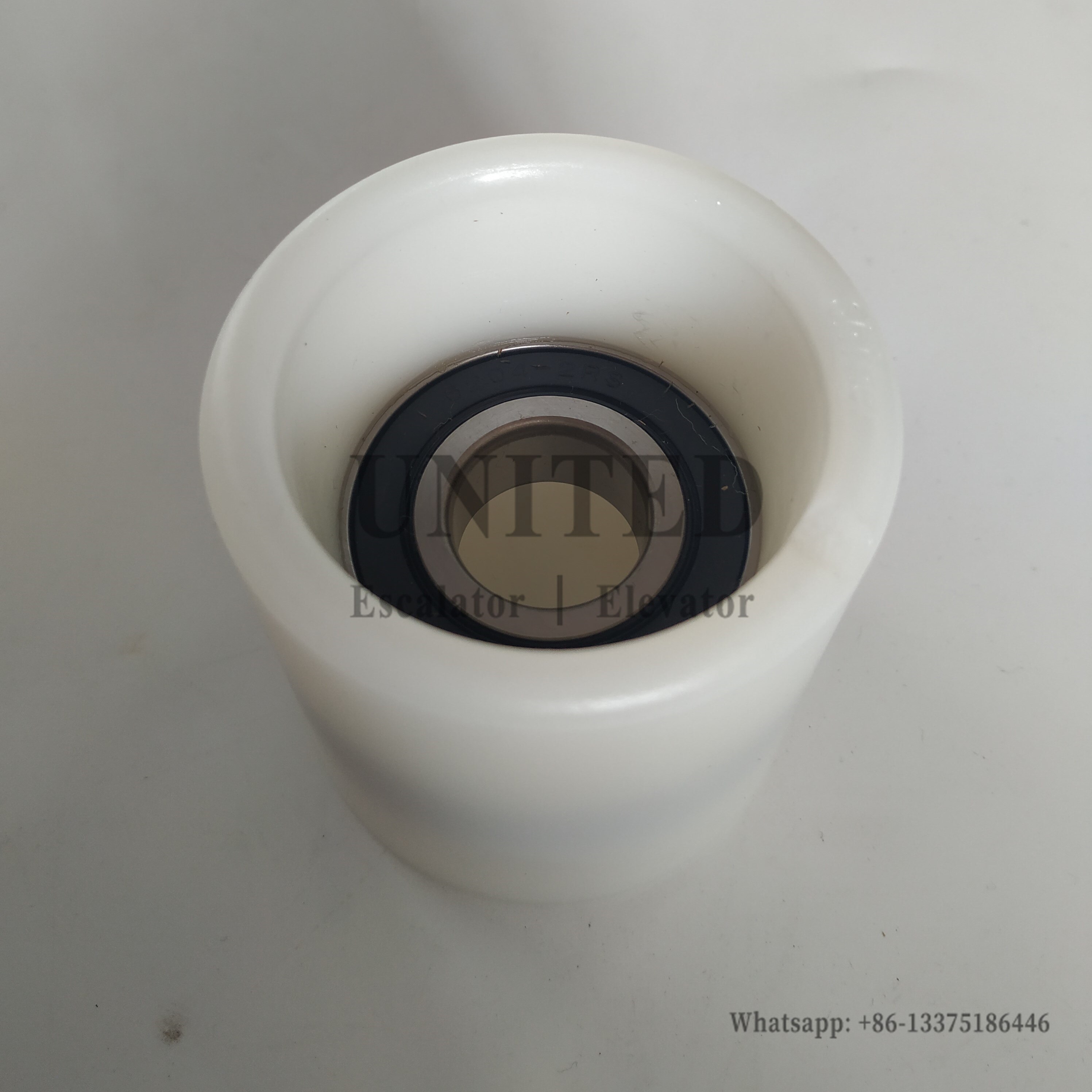 10pcs UNITED Escalator Handrail Support Roller OD60mm W64mm Bearing 6204-2RS