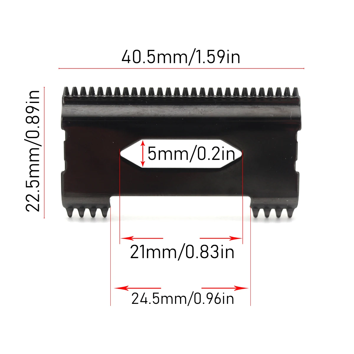 Dlc-blad hårklipperblad trimmer erstatning originalt klipperhode til kemei km -2361 profesjonelt barbertilbehør