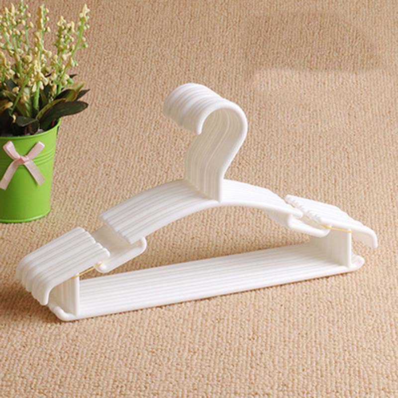 5 Stks/partij Draagbare Kleerhanger Kids Kinderen Peuter Baby Kleding Jas Plastic Hangers Haak Huishoudelijke Organizer: 1