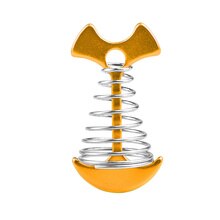 Cheville de tente à ressort en aluminium, cordes à vent, chaînes d&#39;ancrage, boucle à clous, équipement de Camping, accessoires d&#39;extérieur: Yellow