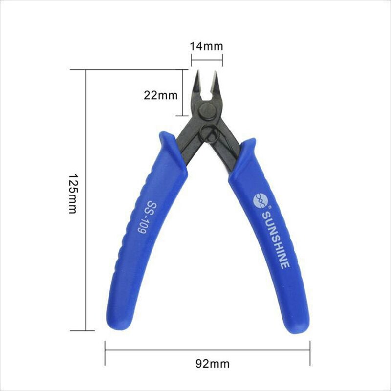 Handgereedschap Praktische Elektrische Draad Kabel Cutters Snijden Side Knipt Flush Tang Mini Tang Mobiele Telefoon Reparatie Handgereedschap: C