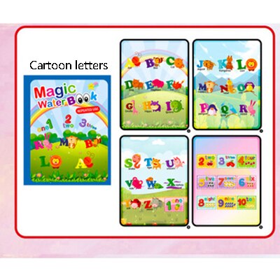 13 Style Magic Water Drawing Book Montessori Coloring Book Graffiti Magic Pen Painting Children&#39;s Toy Birthday: 5