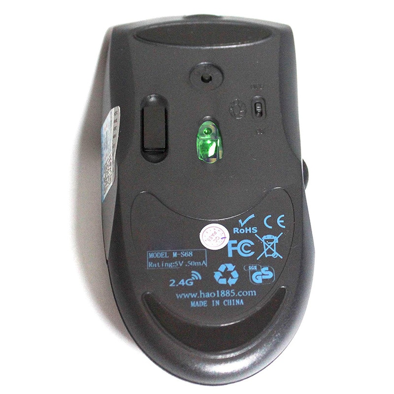 Black 3 Button Wireless Mouse Side Scroll For 3DCG CAD Charging 3-3-3 Key Side Wheel Drawing CA DUG Modeling Catia Mouse