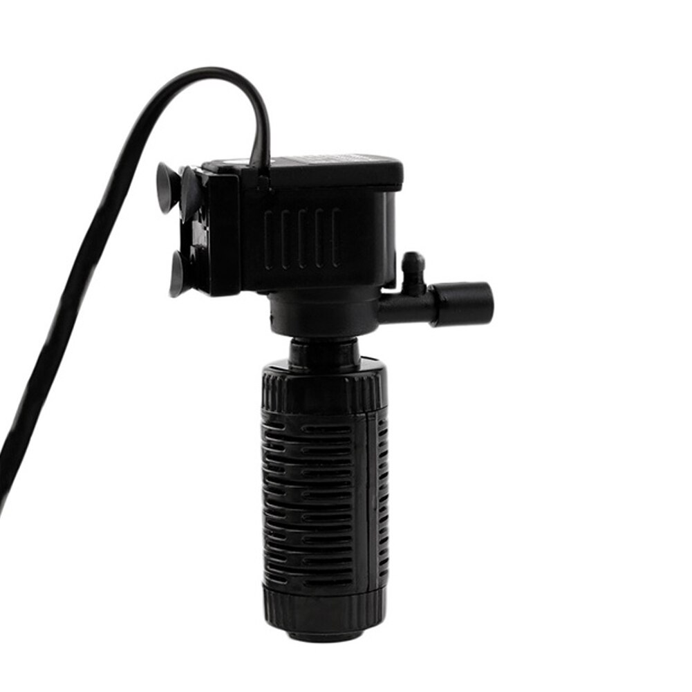 Mini 3 in 1 Aquarium Internal Filter Fish Tank Submersible Pump Spray EU Plug Silent Operation and Long Lasting