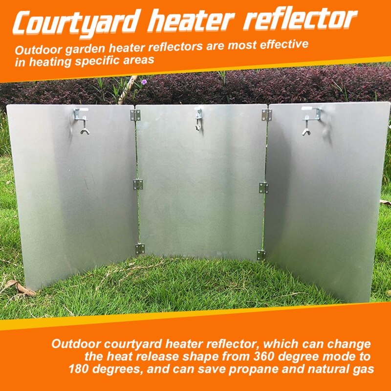 1/3pcs Heater reflector Outdoor Heaters for Table Top Heaters Foldable Garden Supplies 1/3pcs Heater reflector Outdoor Heaters for Table Top Heaters Foldable Garden Supplies