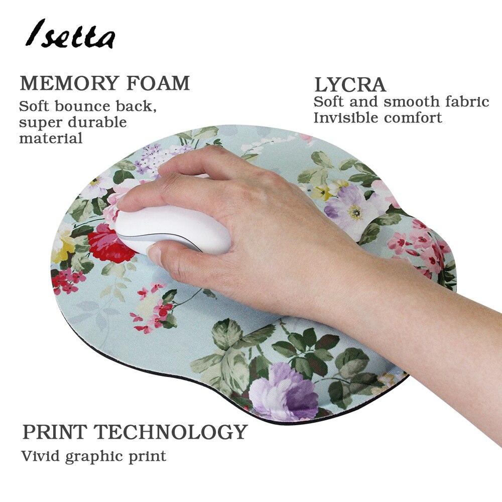 Mouse Pads With Wrist Rest Mouse Pad Anti-slip Hand Gaming Mouse Pad Mat for Laptop Computer