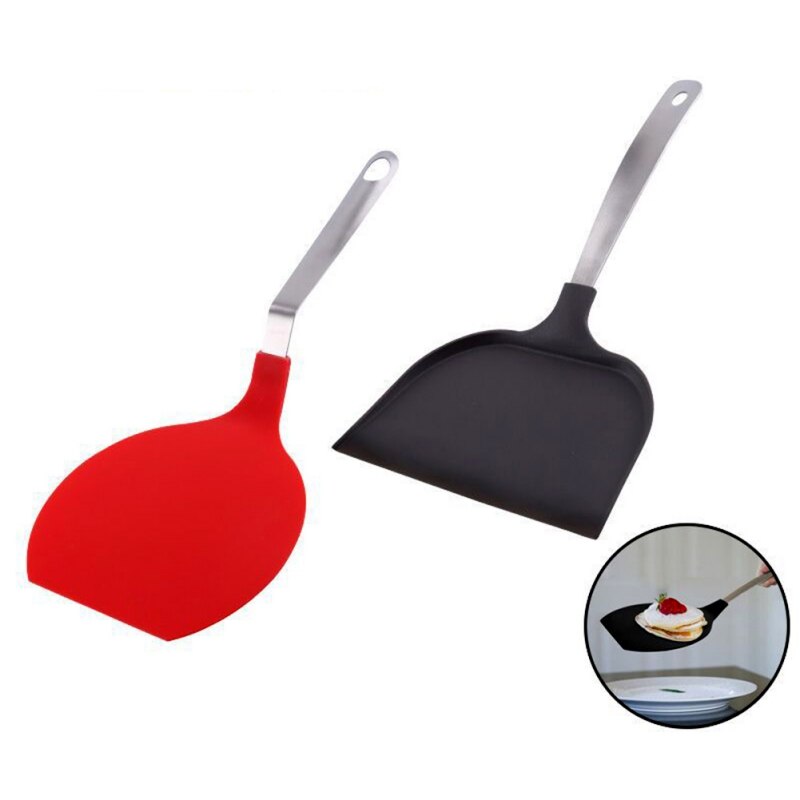 Kitchen Pizza Shovel Stainless Steel Baking Pastry Tools With Handle Cake Transfer Shovel Kitchen Cooking Utensils
