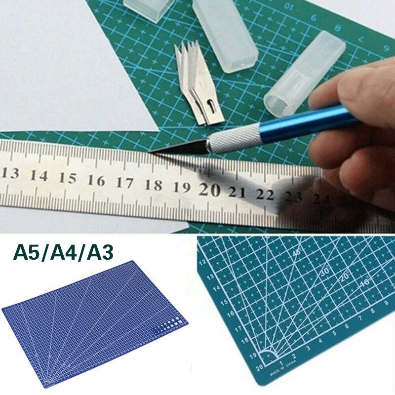 A3 Cutting Board Pvc Carving Rectangular Cutting Mat Grid Line Tool Plastic Patchwork Cut Pad DIY Sewing Supplie Tool