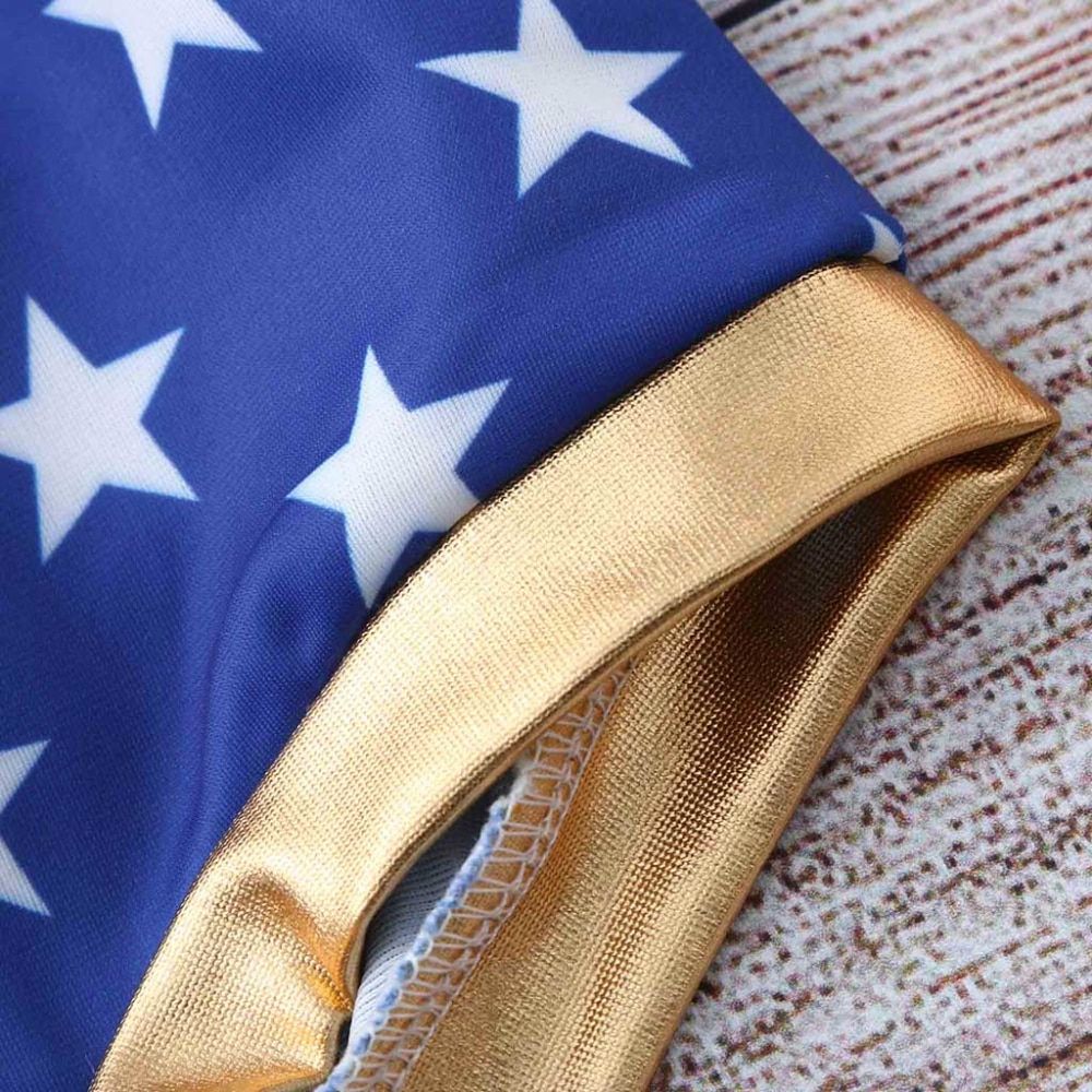 4th of July Kids Baby Girls 2PCS Swimwear Bikini Tankini Swimsuit Bathing Suit