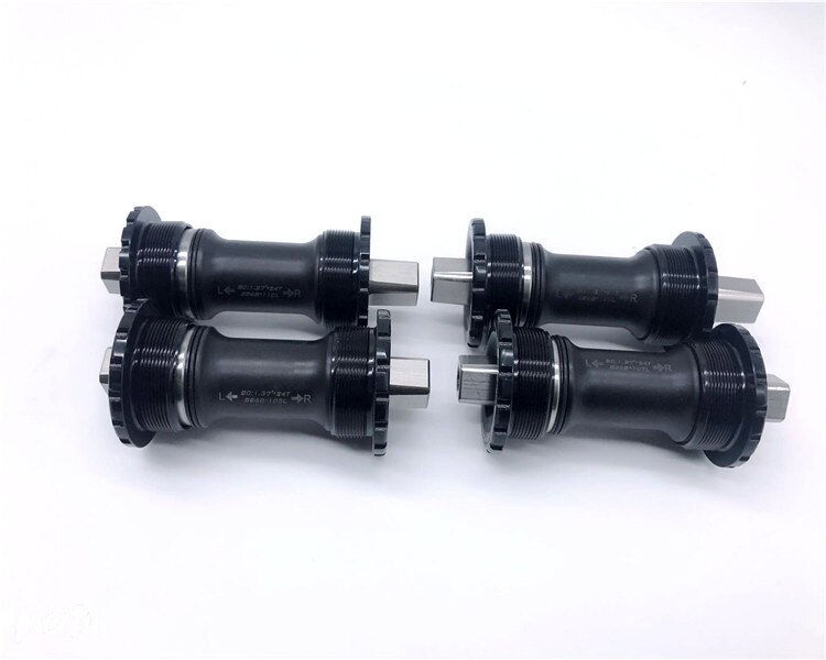 Bicycle Bottom Bracket 103 107 110 113 119mm for Brompton Folding Bike Ultralight Titanium Square Ti Bottom Bracket