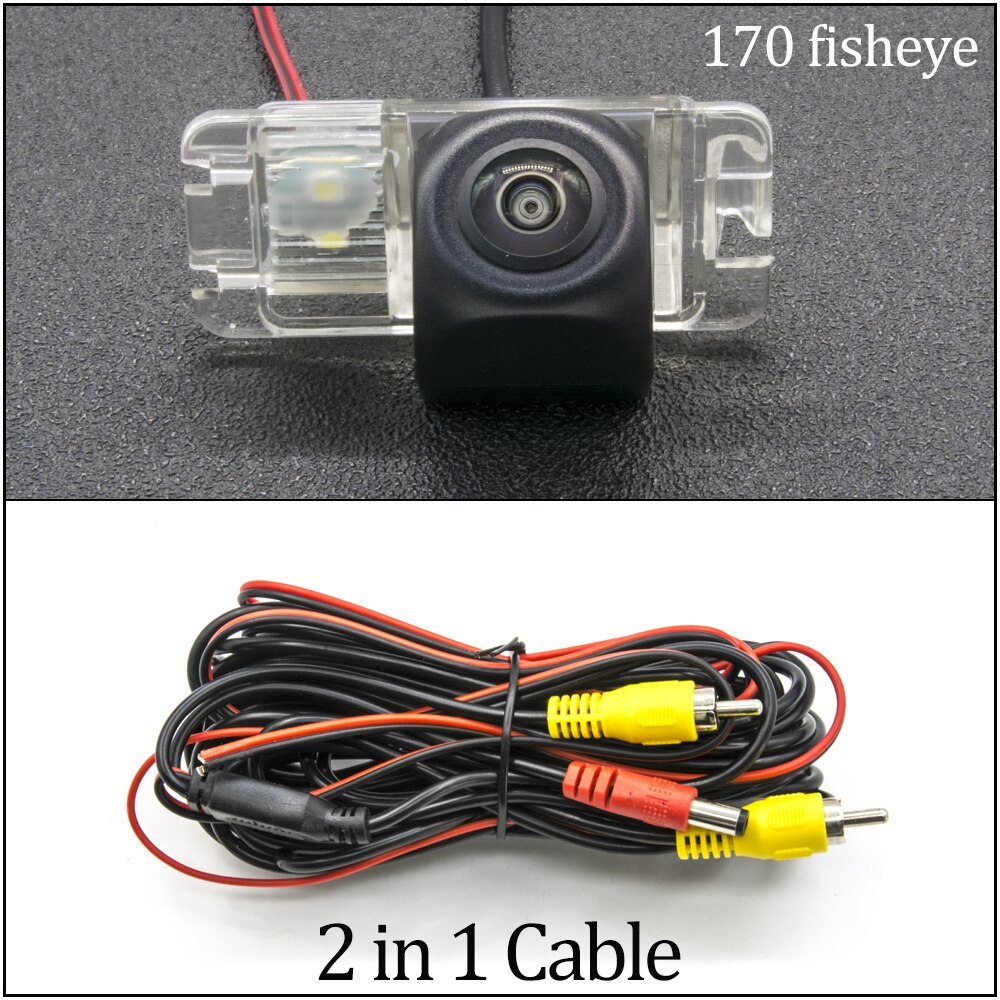 Vehicle Rear View Camera For Ford Focus 2 hatchback Mondeo MK4 MK5/Fusion sedan Fiesta MK6 S-Max MK1 Car: 170 fisheye