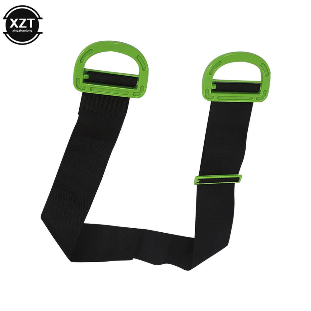 Useful Lifting Moving Strap Furniture Transport Belt In Shoulder Straps Team Straps Mover Easier Conveying Storage green