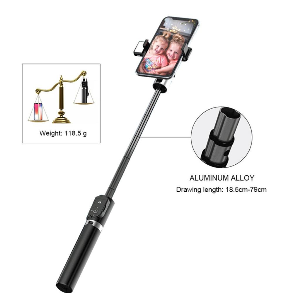 Bluetooth Selfie Stick Remote Control Tripod 4 IN 1 Fill Light Handphone Live Photo Holder Camera Self-Timer Artifact Rod