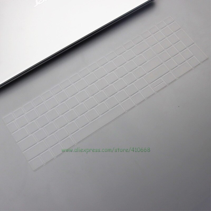 Laptop keyboard Cover Protector Skin For Dell inspiron 15 5510 5515 5518 &amp; DELL inspiron 16 PLUS 7610 DELL Latitude 3520: Transparent