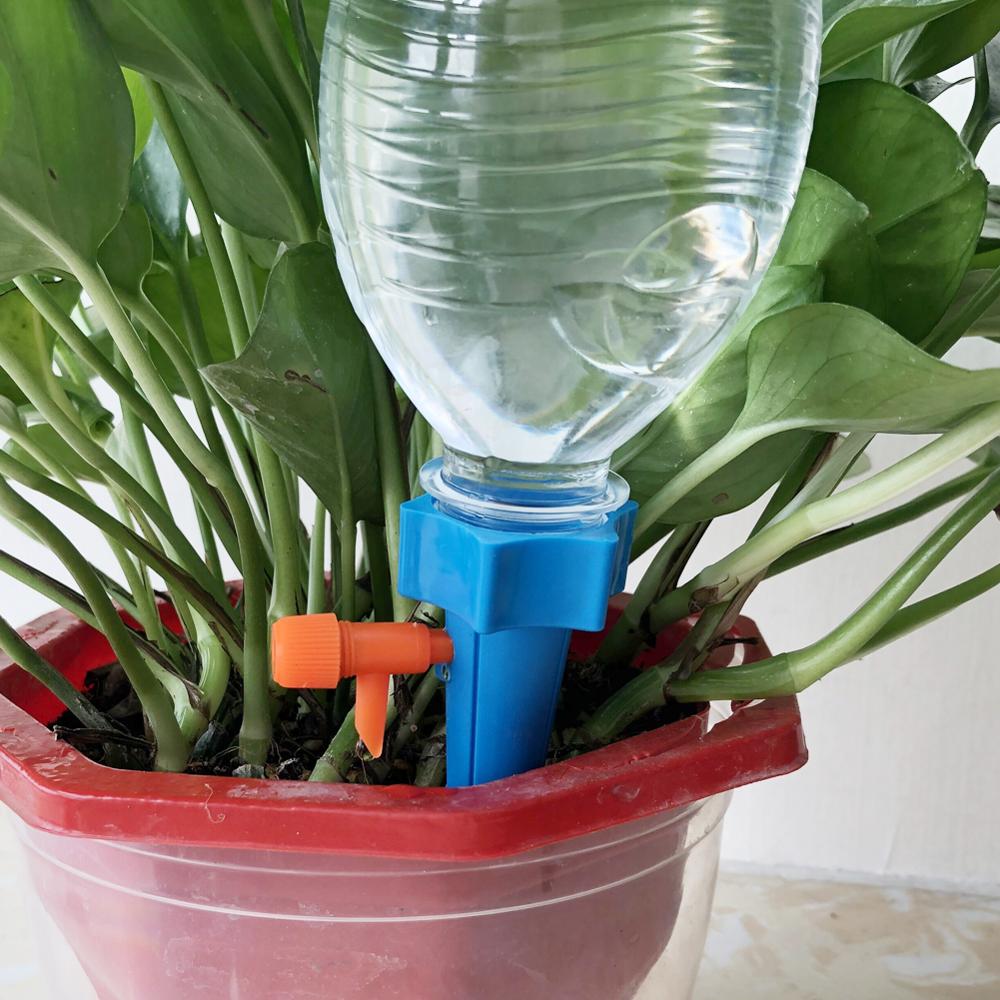 Plant Waterers Druppelsysteem DIY Automatische Druppelen Water Spiked Self Watering Apparaat Kamerplant Watering dripper 100Pcs