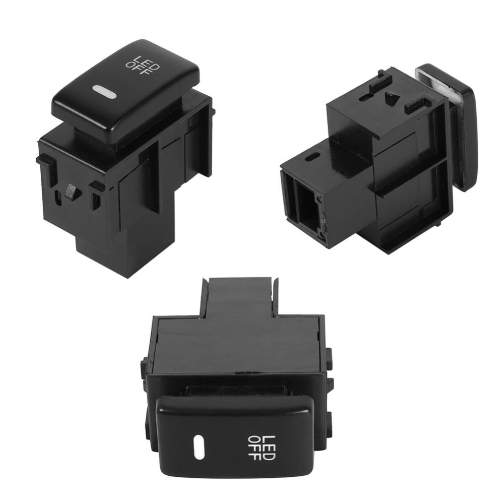 Newest fireproof 12V Car Fog Light Switch Daytime Running Lights Switch For NISSAN Qashqai Juke Tiida Almera Car Accessories