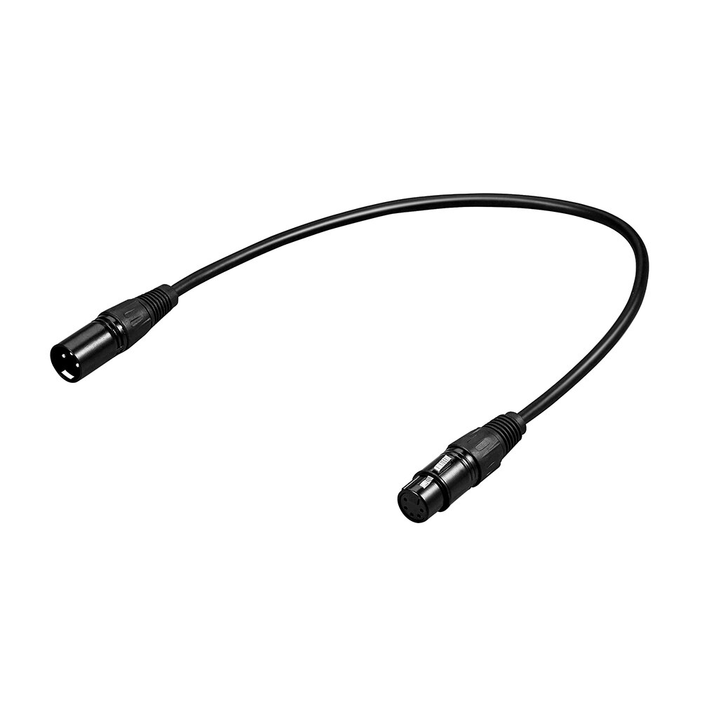 Durable 0.5/1/3/2m XLR 3 Pin Male to 5 Pin Female DMX Converter Adapter Cord Wire Cable