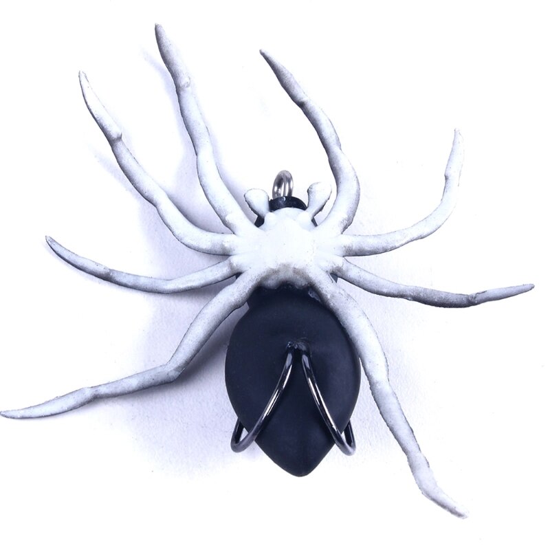 Spider Soft Bait Artificial Softbait Lure Weedless Fishing Tool with Hook Tackle W8EE