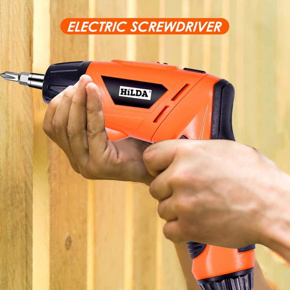 4.2V Electric Screwdriver Multi-functional Cordless Rechargeable Power Drill Kit Screw Installation Wood Drilling Machine