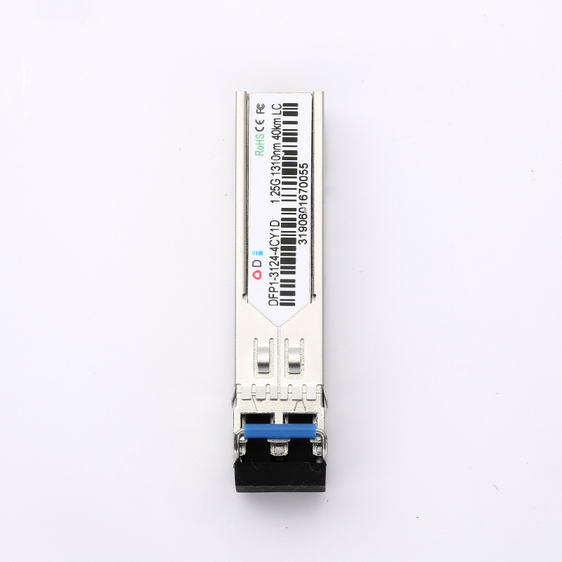 1.25G SFP 1310nm 40KM r connectorCompact Transceive LC Fibra Dupla