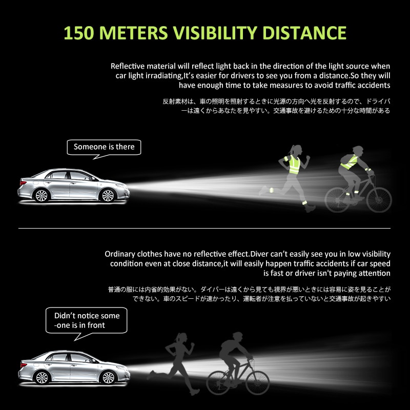 2 stk reflekterende elastisk armbånd armbåndsbensikkerhedsreflektor til nattsport løbecykling 33*5cm