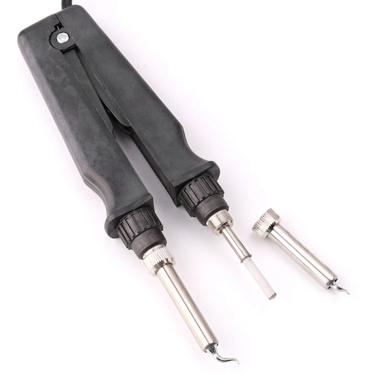 -902 Esd Smd Double Soldering Iron Tweezer Handle Clip Heating Plier Soldering Station Accessories -Kb