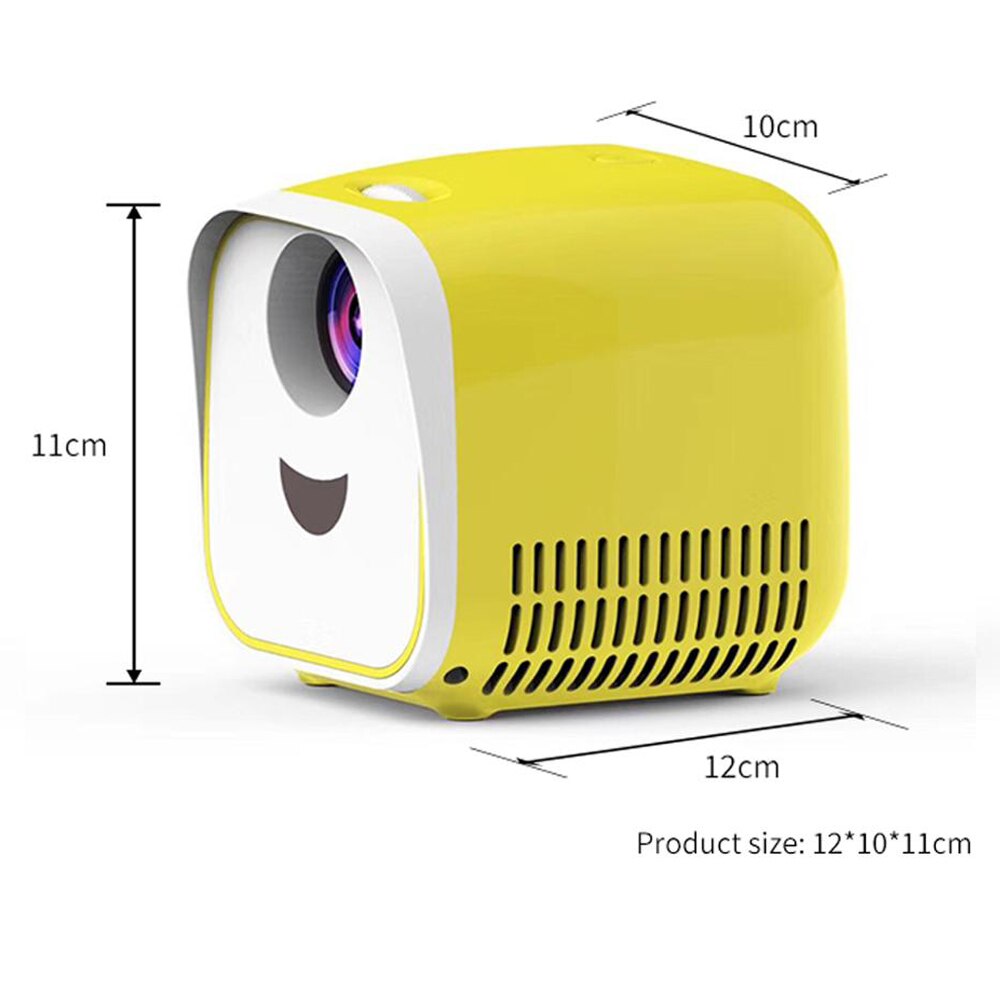 L1 320P Toy Portable Mini Projector LCD + LED Projection System 480x320P 1000 Lumens Children Toy Home Theater Mini Projector