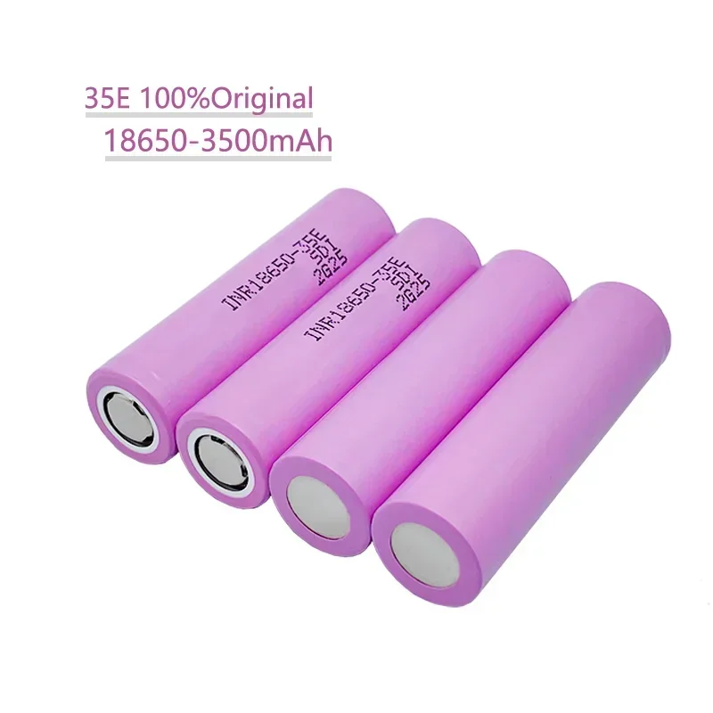 100% original 18650 3500mah 20A Ontlading INR18650 35E 1-10 Uds 3,7 V batería recargable de iones de litio