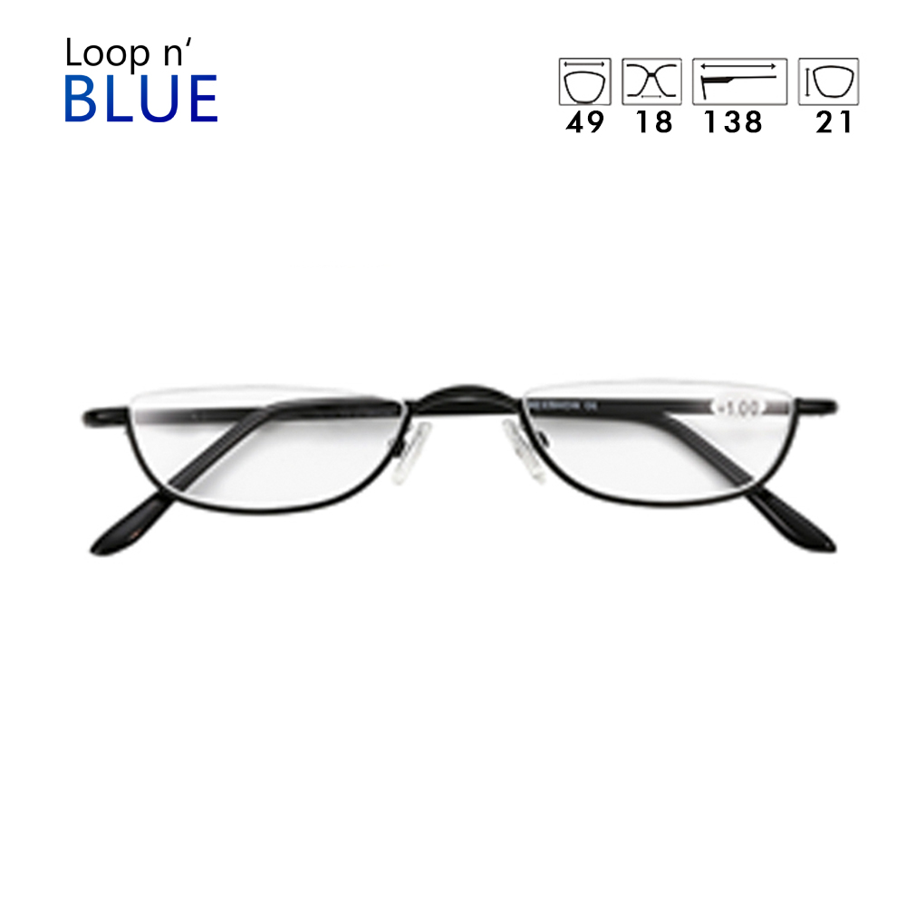 Edelstahl Lesebrille Mann Presbyopie Halb Rand Männer Gläser lentes de lectura mujer + 1,25 + 1,75 + 2,25 + 3,5 340: +100 / Schwarz