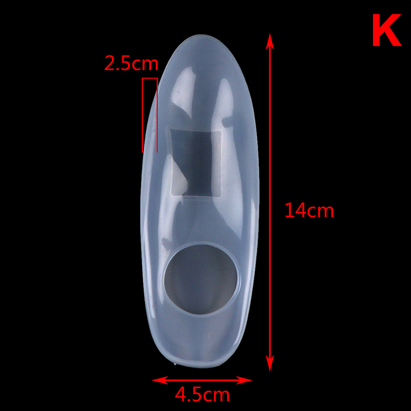 Waterdichte Siliconen Stof Bescherm Beschermende Opbergtas Draagbare Siliconen Airco Bedieningskast Tv Afstandsbediening Cover: Sky Blue