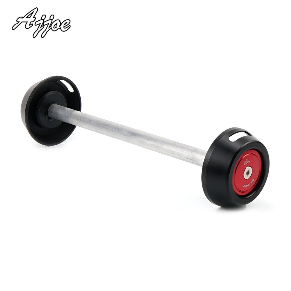 Motor Voor & Achter Vork Wiel Frame Slider Valblokken Voor Ducati Streetfighter 1098 Multistrada 1200 Multistrada 1200S: Rear-Red