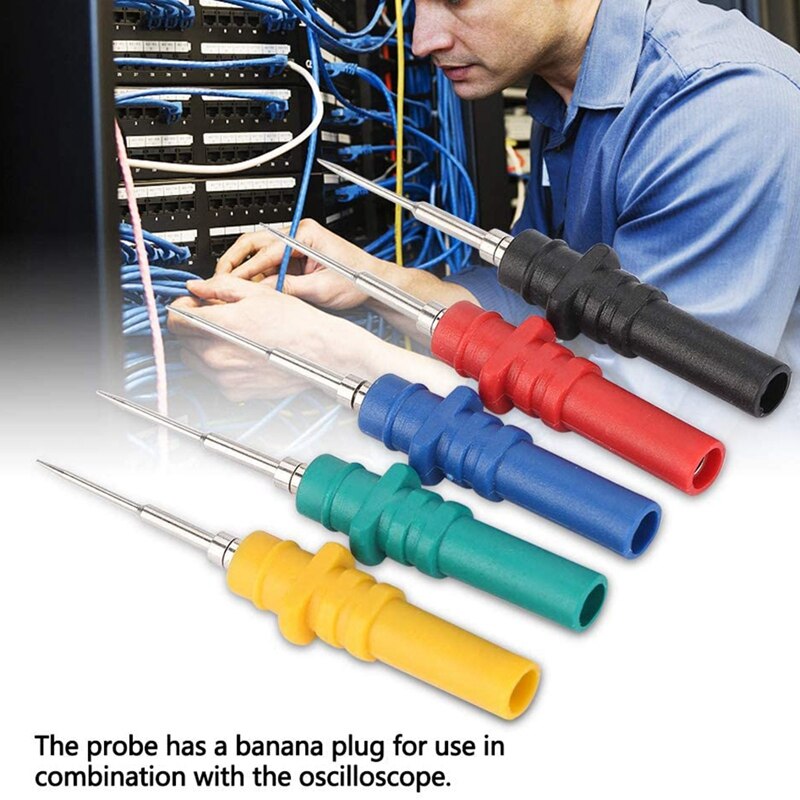 Probe Pins Kit, Pin-Tip Probes Banaanstekker Diagnose Sonde Automotive Diagnose Sonde Pin Voor Laboratorium