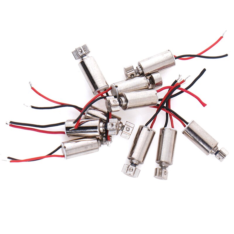 5/10 st dc micro vibration motor mobiltelefon kärnlös vibrator 4.4 x 4.4mm dc1.5-3v motorer & delar