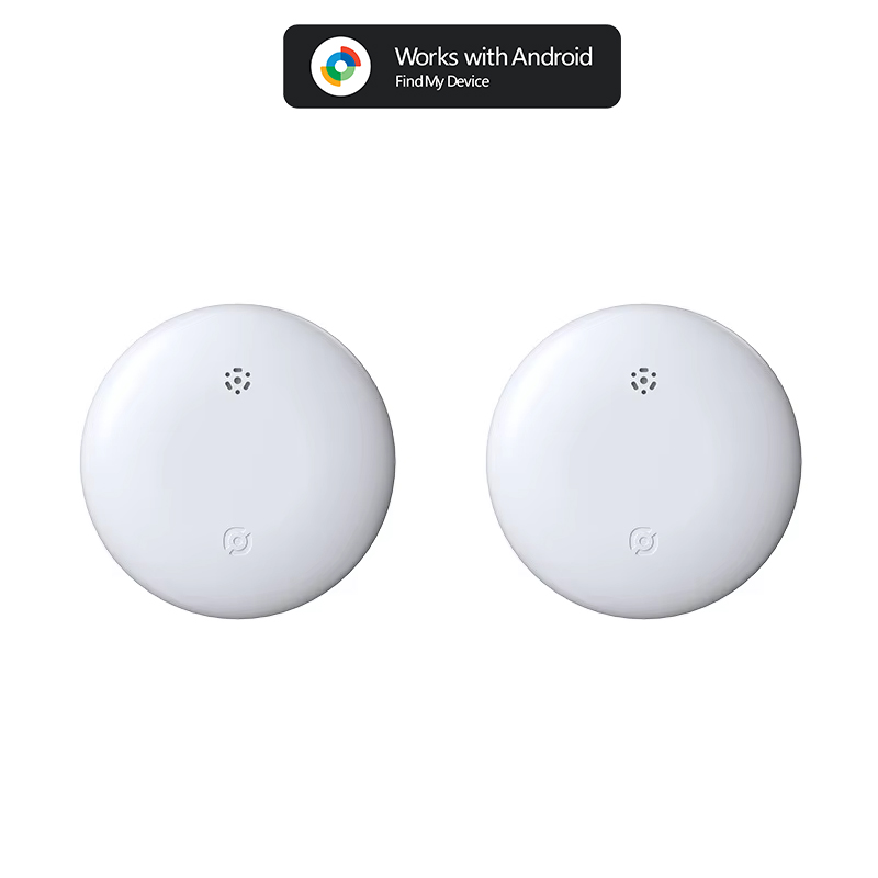 Mini-Tracker Bluetooth Google Find My Device Tragbarer Ortungsgerät Schlüsselverlustprävention IP67 Wasserdichte Geräte nur für Android: YELLOW