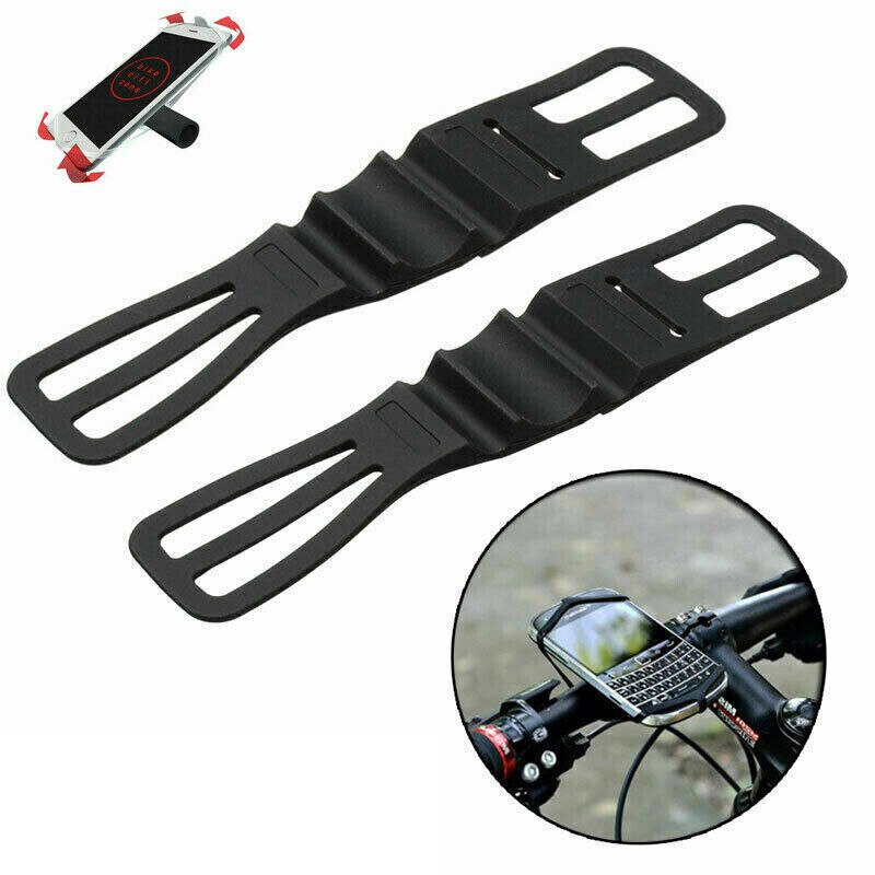 Correa de silicona para teléfono móvil, soporte para teléfono móvil para manillar de Smartphone, accesorios de bicicleta 1 unidad